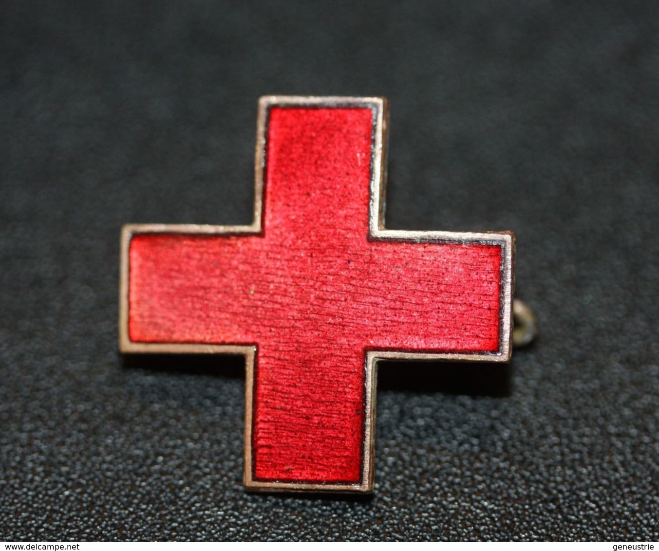 WWI Broche Insigne D'infirmier 14/18 "Croix Rouge Française - Red Cross" Poilu - Tranchées WW1 - 1914-18