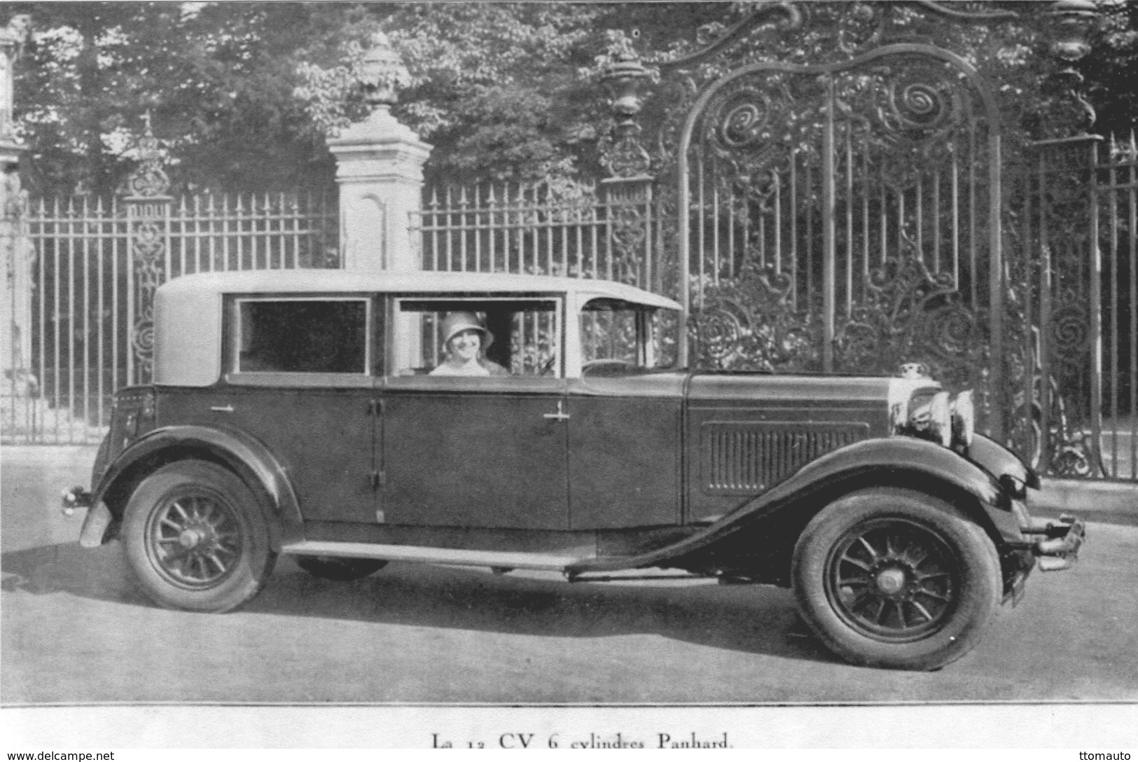 La 12CV 6 Cylindres PANHARD   - Publicite D'epoque - CPR - Turismo