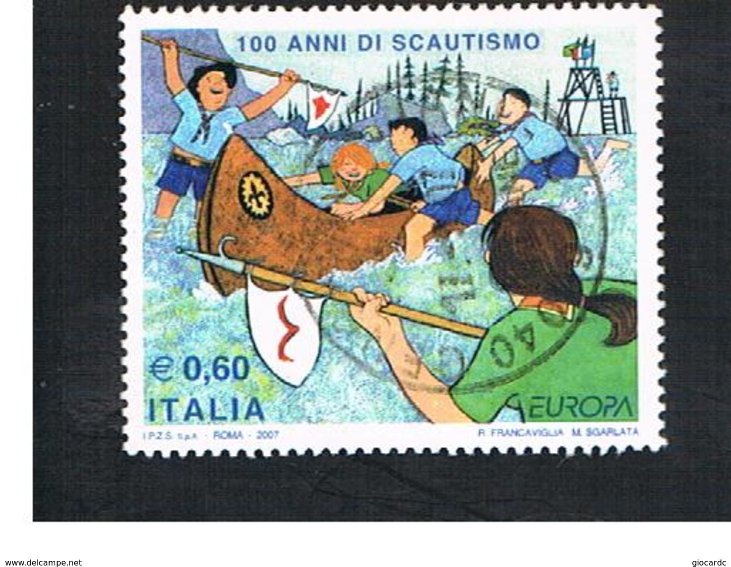 ITALIA REPUBBLICA  -   2007  SCOUT   -   USATO  ° - 2001-10: Gebraucht