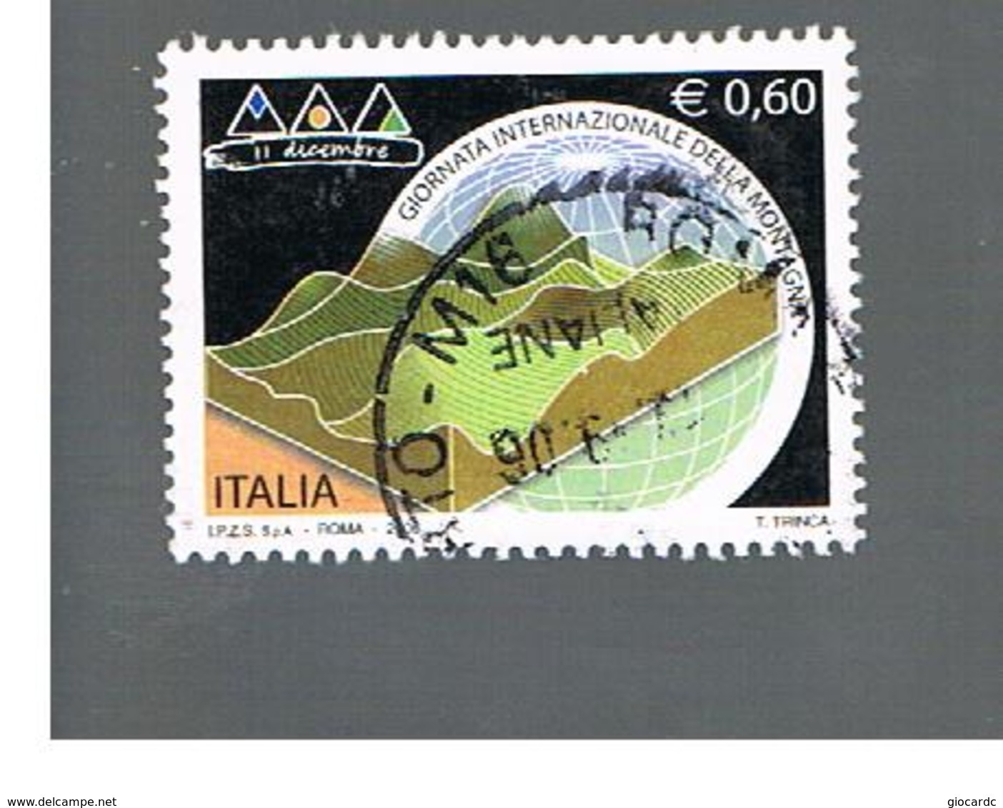 ITALIA REPUBBLICA  -   2006    GIORNATA DELLA MONTAGNA         -   USATO  ° - 2001-10: Usati