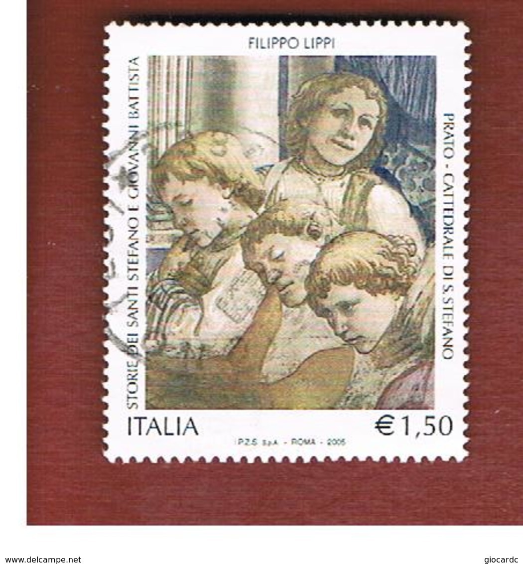 ITALIA REPUBBLICA  -   2005   F. LIPPI      -   USATO  ° - 2001-10: Usati