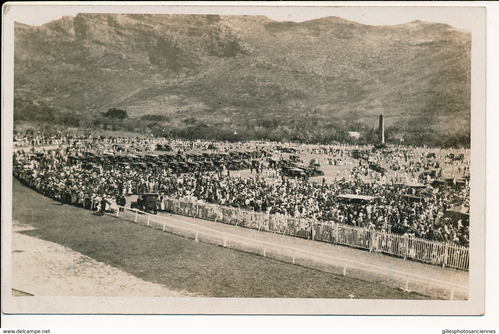 Carte Photo ILE MAURICE C. 1910 - Port-Louis L'Hippodrome - 8 - Mauricio