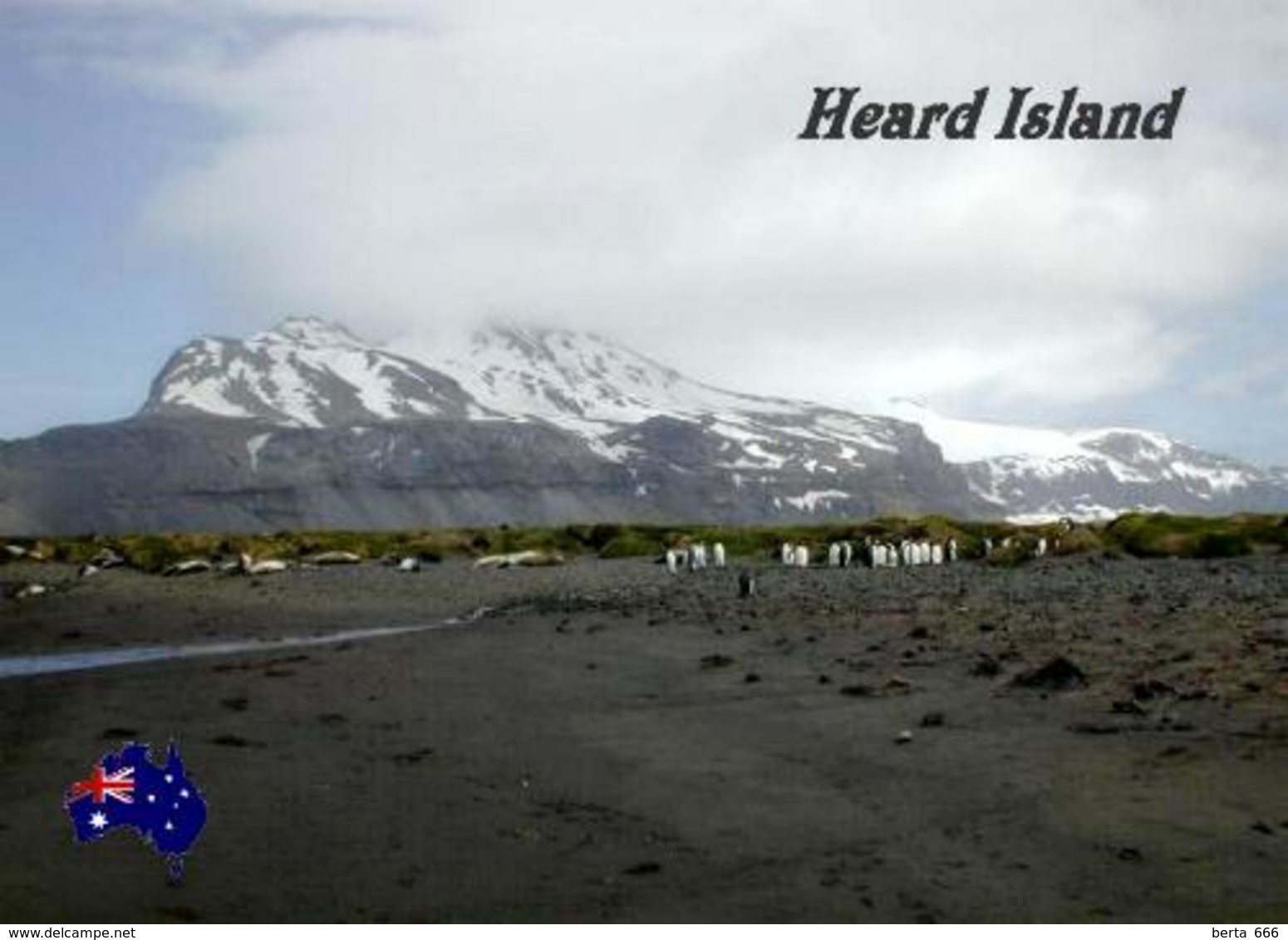 Antarctic Heard Island UNESCO New Postcard - Sonstige & Ohne Zuordnung