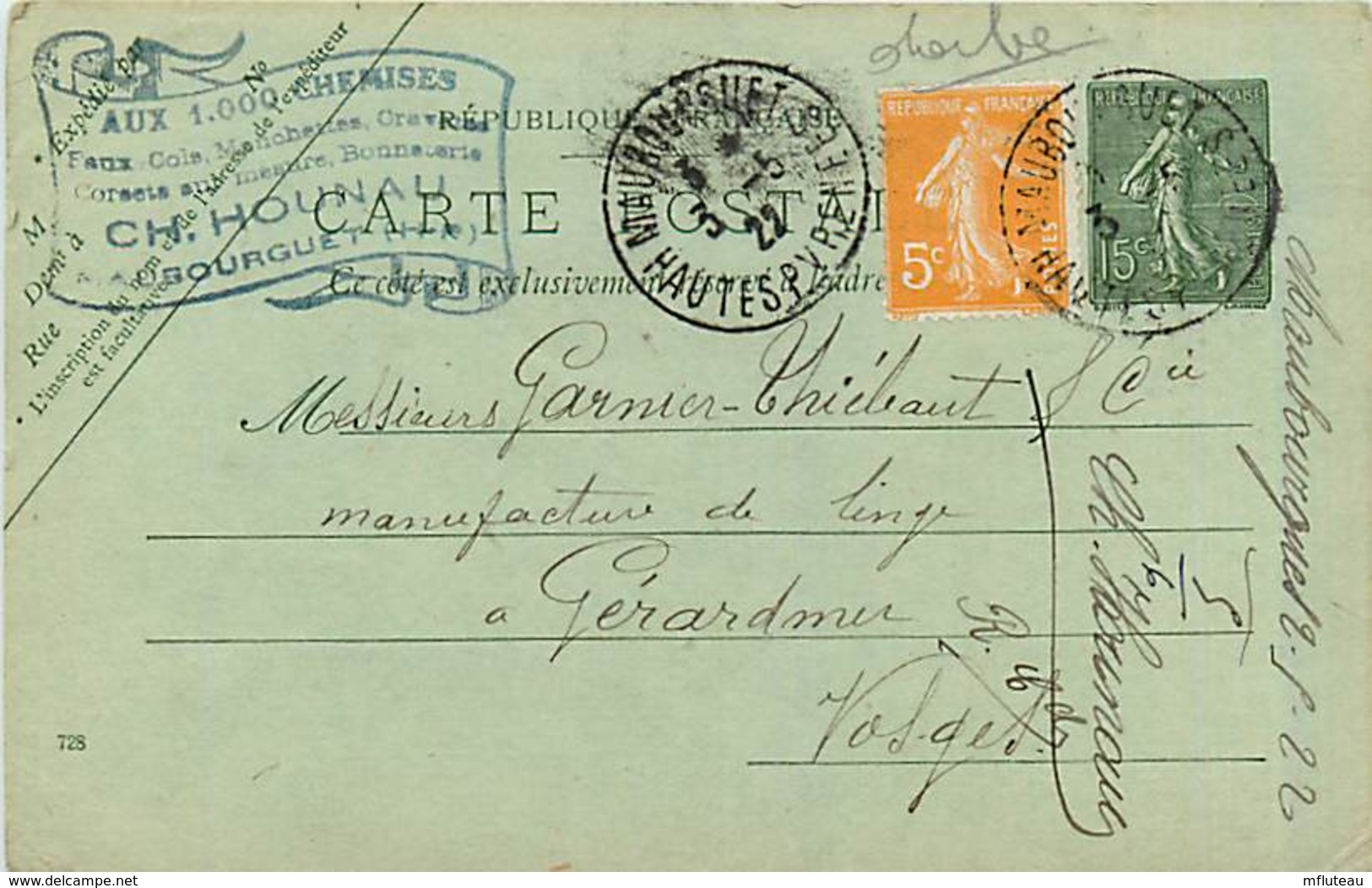 65* MAUBOURGET  Correspondance Commerciale         MA88,0298 - Maubourguet