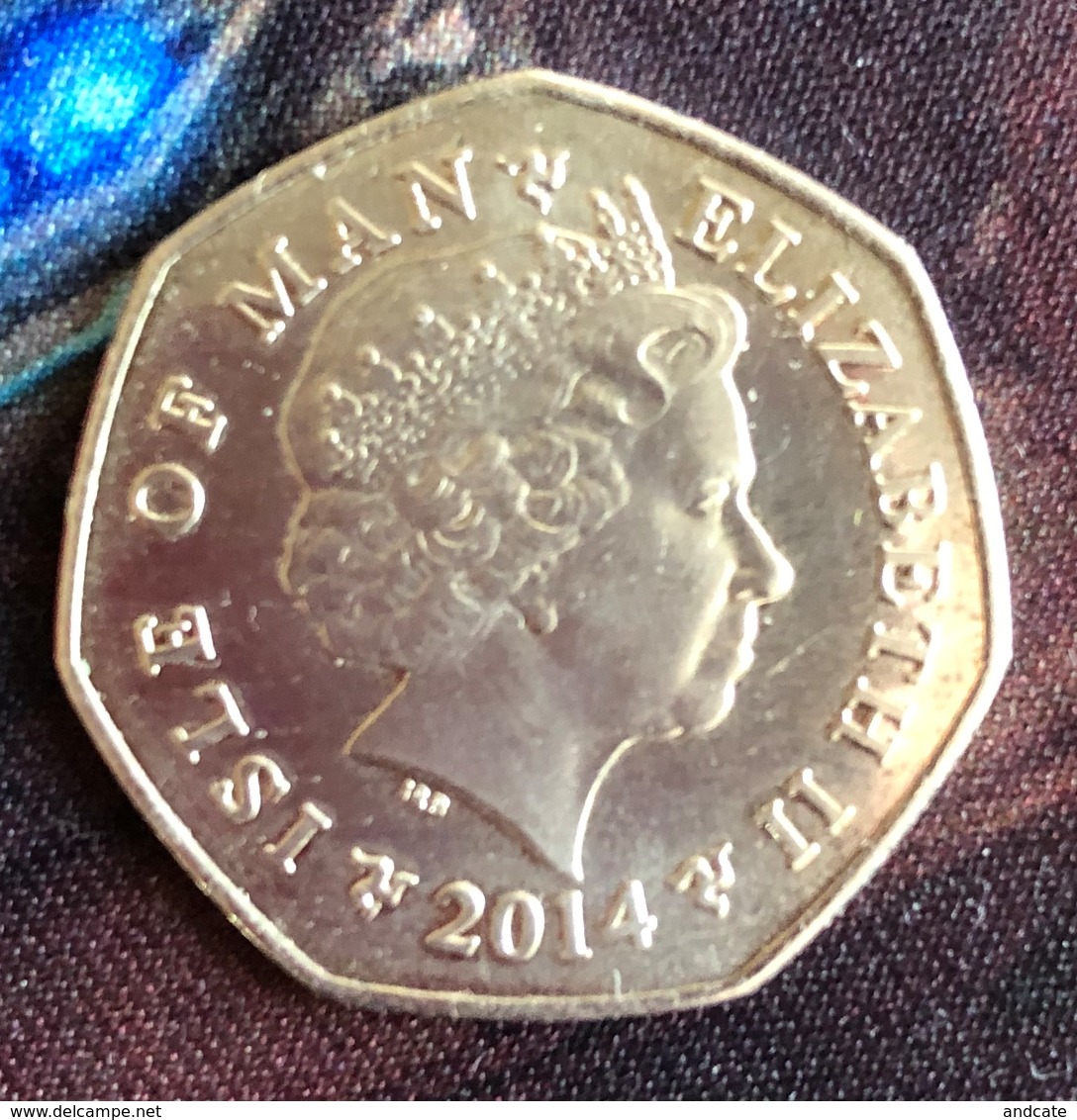 Isle Of Man 2014 50p Coin - Île De  Man