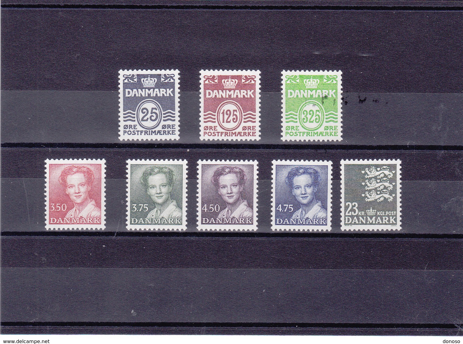 DANEMARK 1990 Série Courante Yvert 966-973 NEUF** MNH Cote : 22 Euros - Unused Stamps