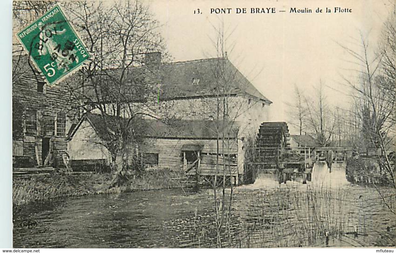 72* PONT DE BRAYE  Moulin         MA88,0783 - Autres & Non Classés