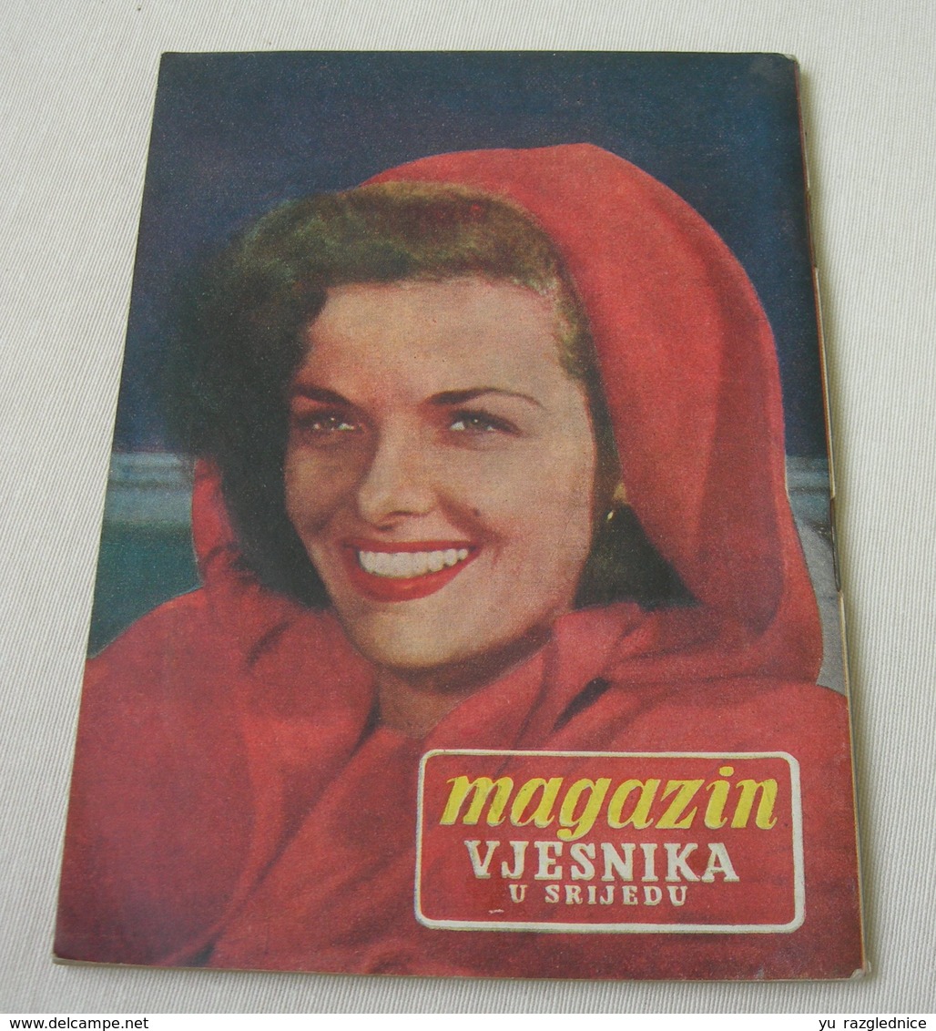 Jane Russell VJESNIK U SRIJEDU Yugoslavian June 1954 EXTREMELY RARE - Magazines