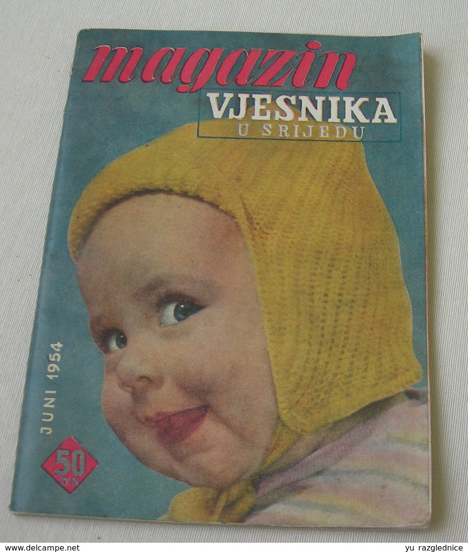 Jane Russell VJESNIK U SRIJEDU Yugoslavian June 1954 EXTREMELY RARE - Magazines