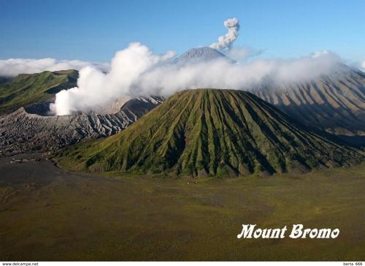 Indonesia Java Mount Bromo Volcano Postcard Indonesien AK - Indonesien