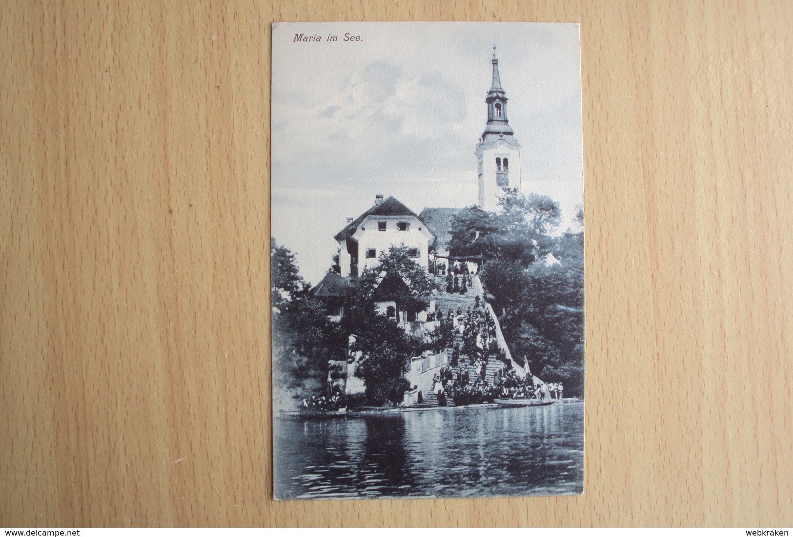 SLOVENIA POST CARD VELDES MARIE IM SEE ANIMATE NOT SEND - Slovenia