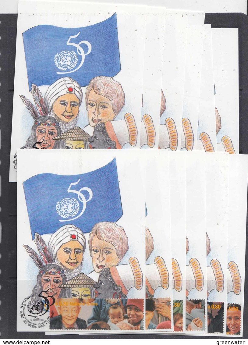 UNO Geneva 1995 50Y Uno 12v 12 Maximum Cards (42508) - Cartes-maximum