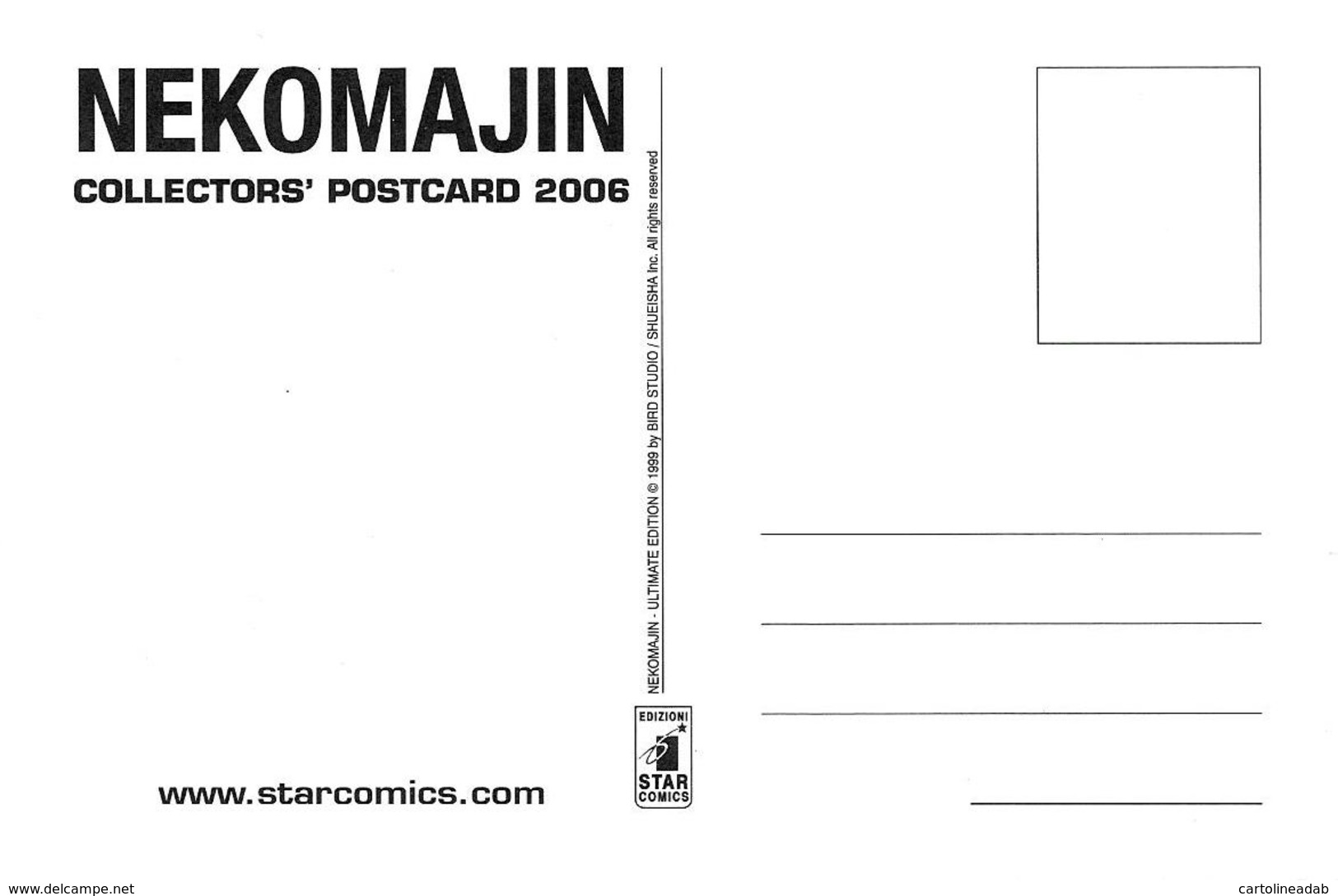 [MD3132] CPM - FUMETTI - MANGA ANIME FANTASY - NEKOMAJIN - COLLECTORS POSTCARD - Non Viaggiata - Fumetti