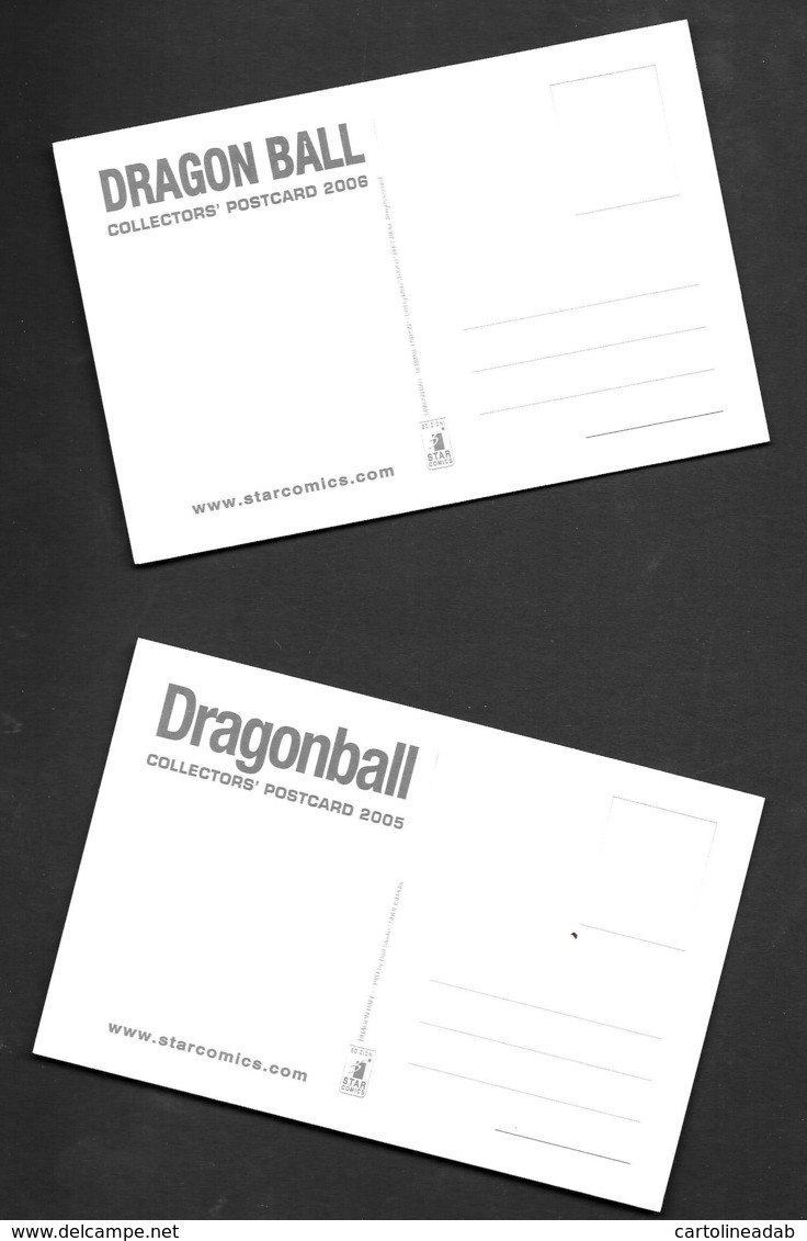 [MD3140] CPM - FUMETTI - 2 CARTOLINE - MANGA ANIME FANTASY - DRAGONBALL - COLLECTORS POSTCARD - Non Viaggiata - Fumetti