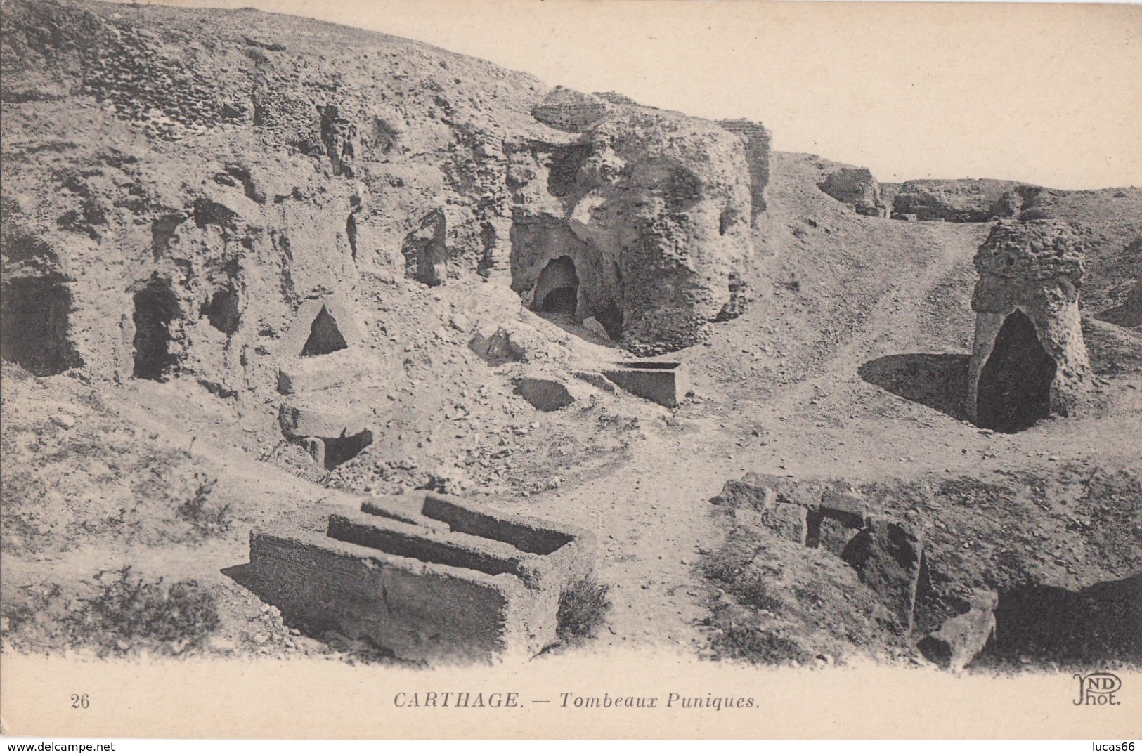 Carthage - Tombeaux Puniques - Tunisia