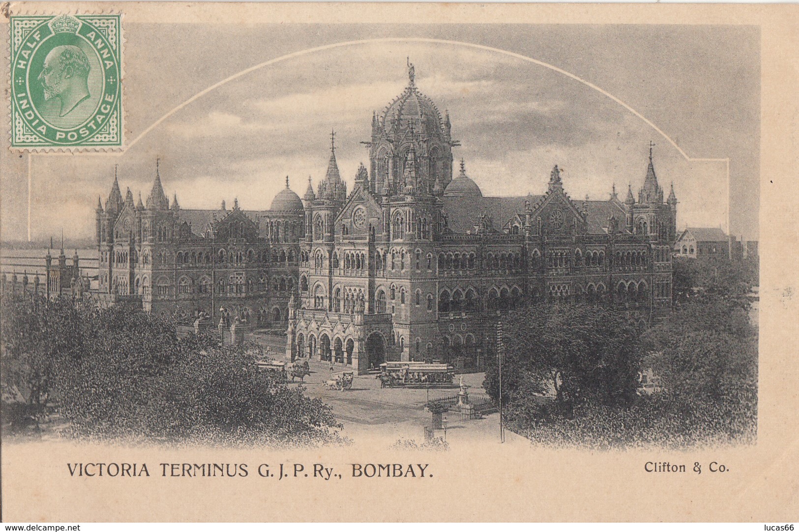 Bombay - Victoria Terminus G.J.P.Ry. - India