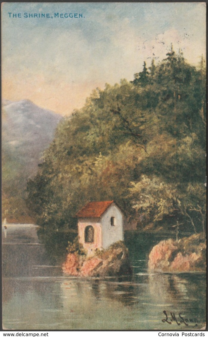The Shrine, Meggen, 1913 - Photochrom Postcard - Meggen