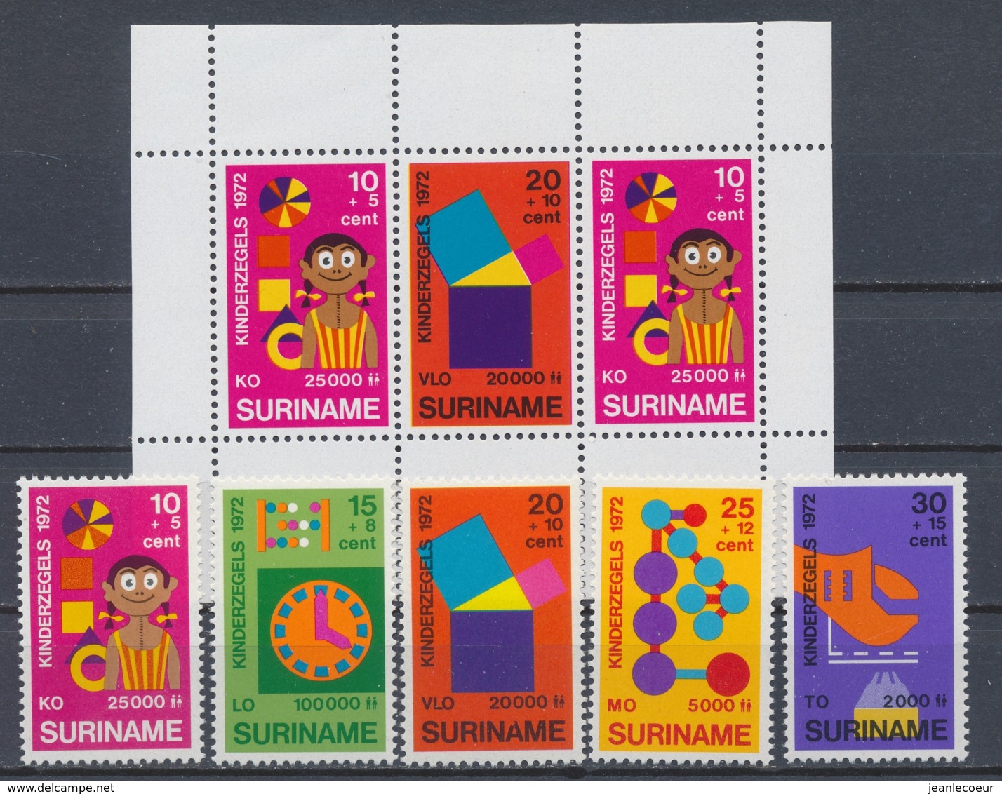 Suriname/Surinam 1972 Mi: 638-642 + Block 12 Nvph: 586-590 + 591 (PF/MNH/Neuf Sans Ch/nuovo Senza C./**)(4422) - Suriname ... - 1975