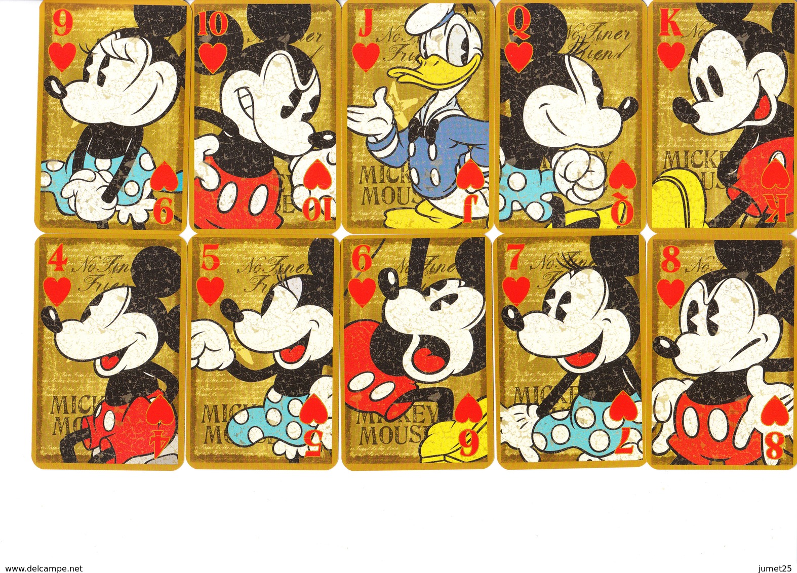 Jeu de carte 52 cartes + 3 Jokers + 1 joker en 3D - Disney - Mickey