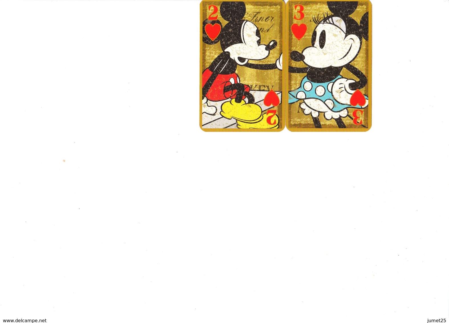 Jeu de carte 52 cartes + 3 Jokers + 1 joker en 3D - Disney - Mickey