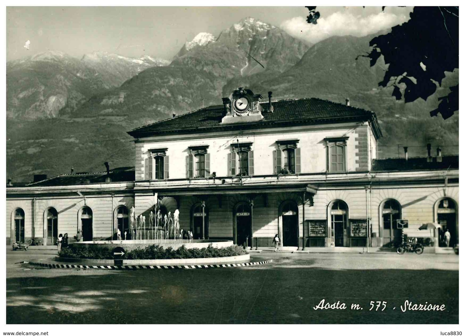 AOSTA STAZIONE FERROVIARIA FERROVIA TRENO - Aosta
