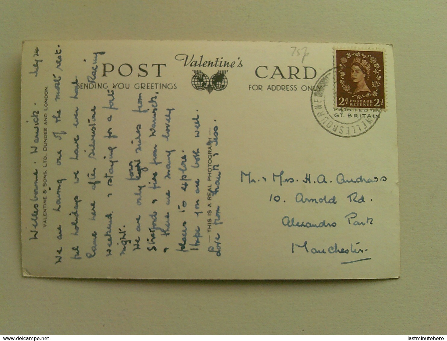 Black And White  Postcard -  Anne Hathaway's Cottage, Stratford Upon Avon - Stratford Upon Avon
