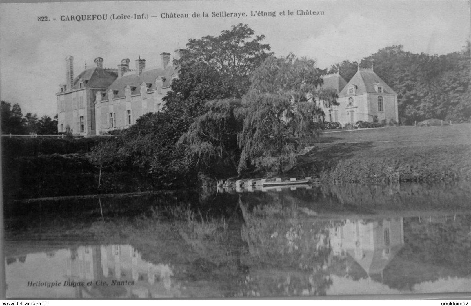 Chateau De La Seilleraye, L'étang Et Le Chateau - Carquefou