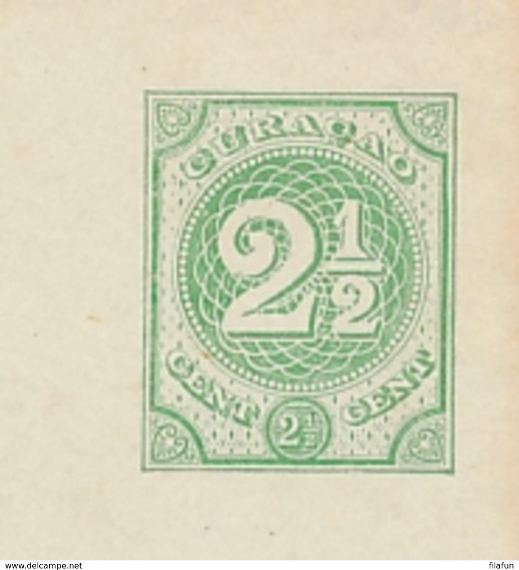 Curacao - 1892 - 2,5 Cent Cijfer, Briefkaart G9 Met SPECIMEN Opdruk - Curaçao, Nederlandse Antillen, Aruba