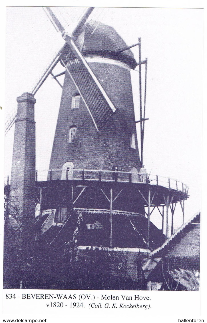 Beveren-Waas: Molen Van Hove ( 2 Scans) - Beveren-Waas