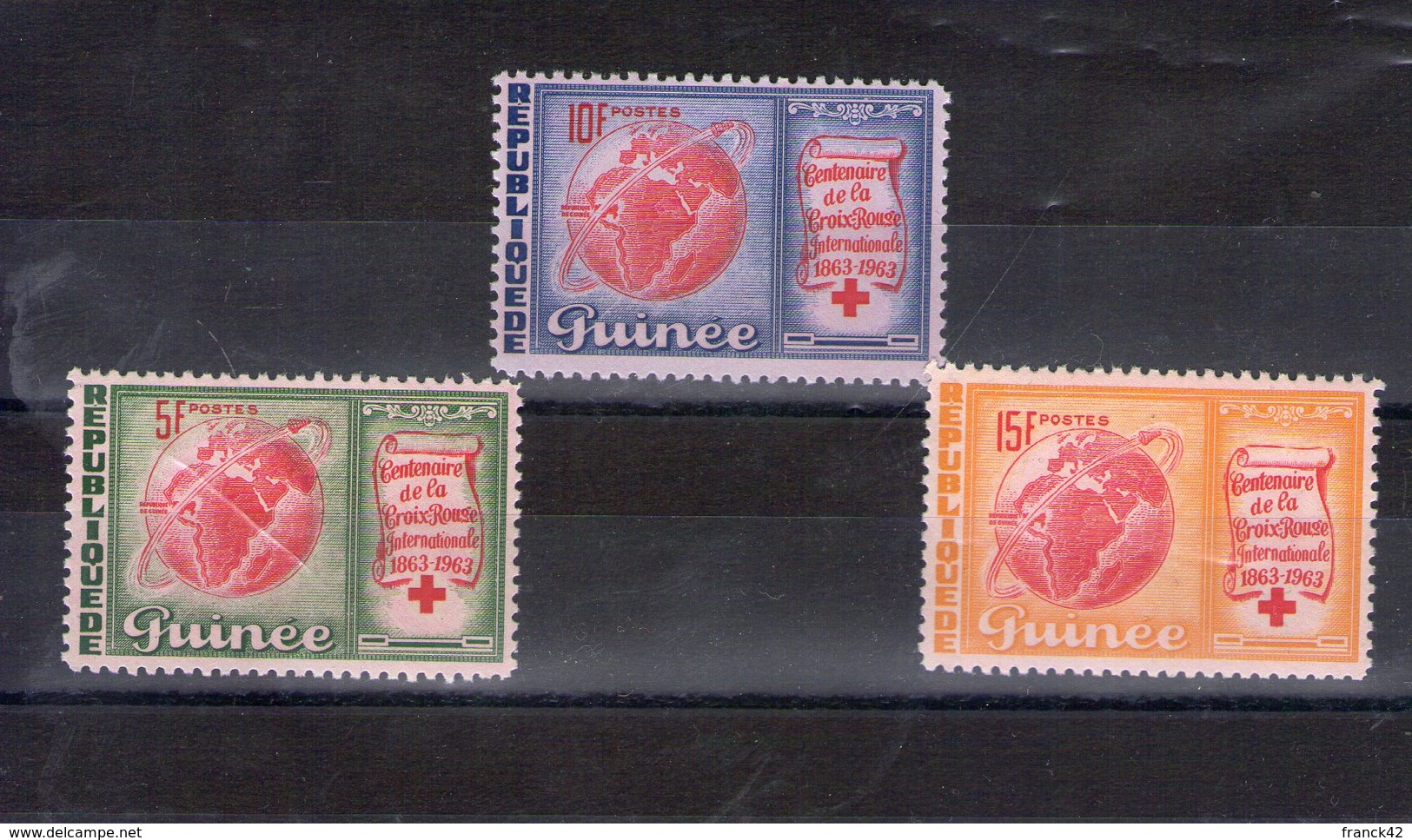 Guinée. Centenaire De La Croix Rouge - Guinée (1958-...)