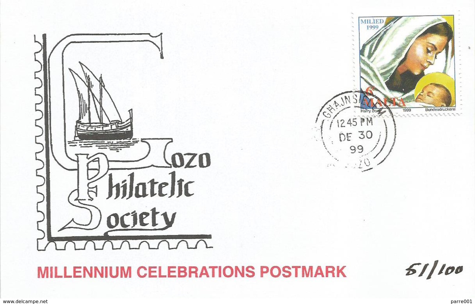 Malta 1999 Gozo Millennium Complete Set Nadur Xewkija Xlendi Qala Gharb Ghajnsielem Xaghra Victoria Cards - Malta