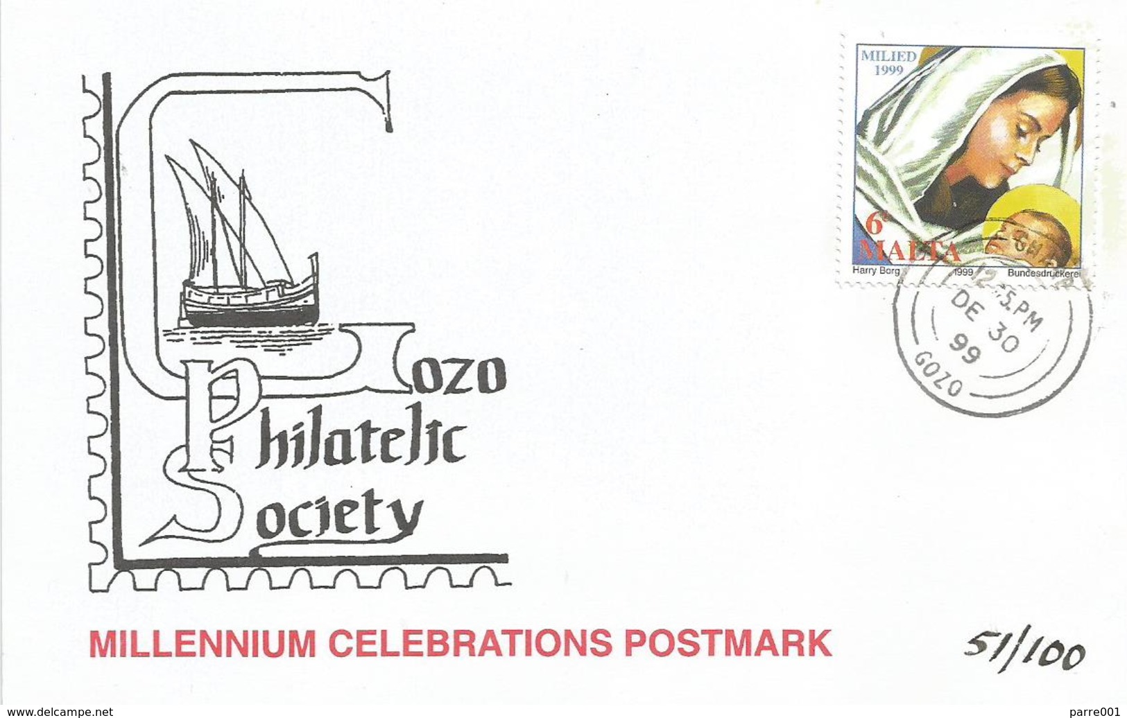 Malta 1999 Gozo Millennium Complete Set Nadur Xewkija Xlendi Qala Gharb Ghajnsielem Xaghra Victoria Cards - Malta