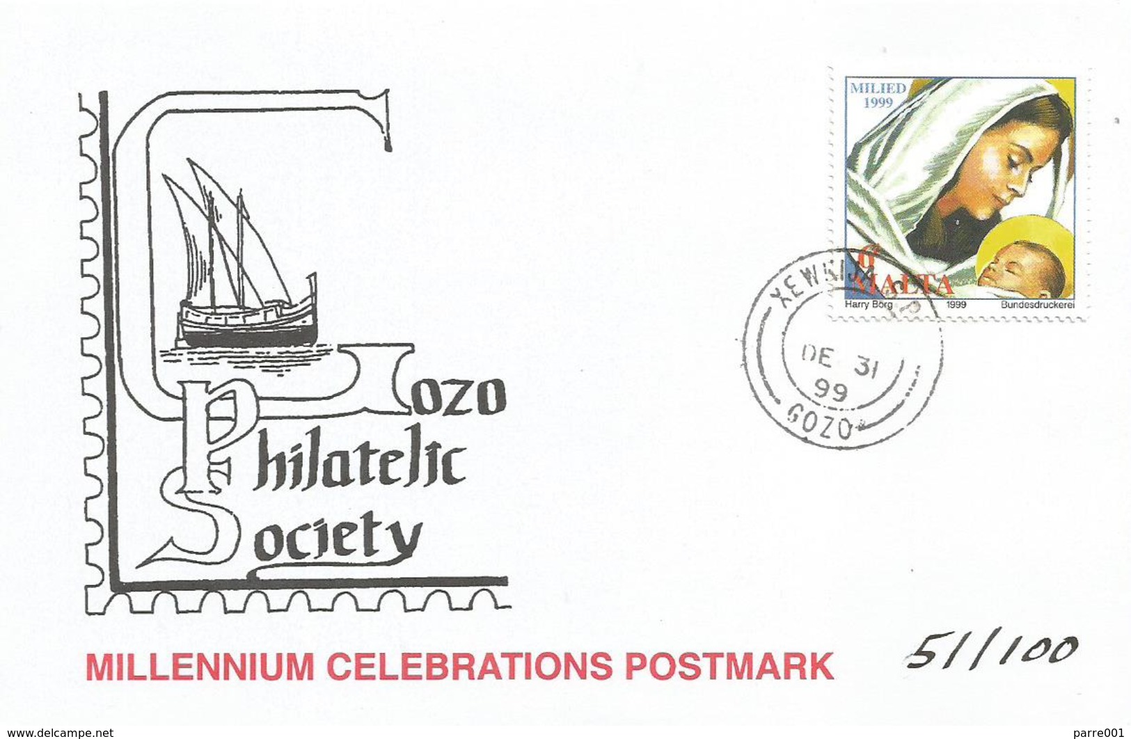 Malta 1999 Gozo millennium complete set Nadur Xewkija Xlendi Qala Gharb Ghajnsielem Xaghra Victoria cards