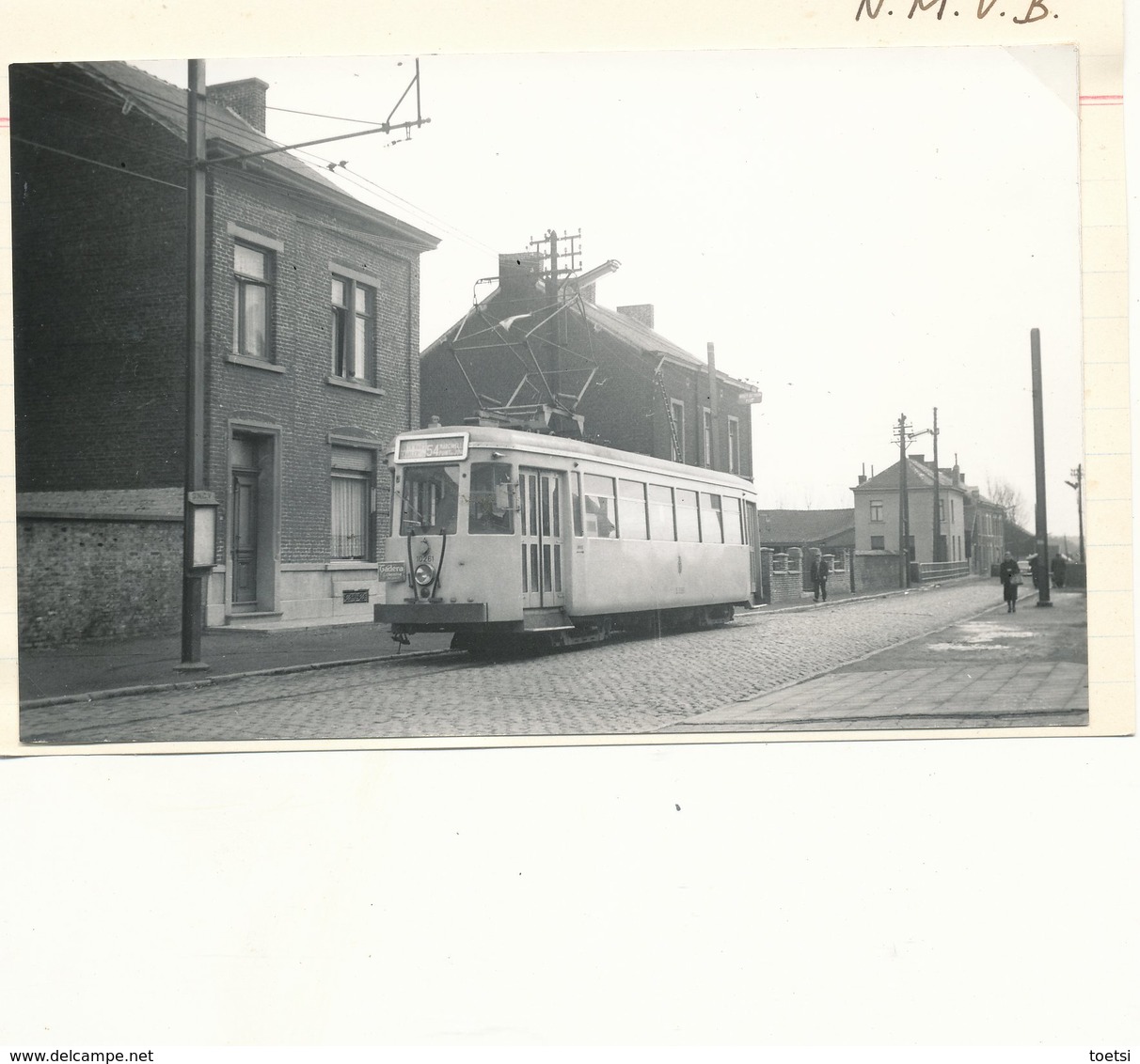 TRAM  VICINAL CHARLEROI  RANSART BOIS   LIGNE 54       14 X 9 CM - Charleroi