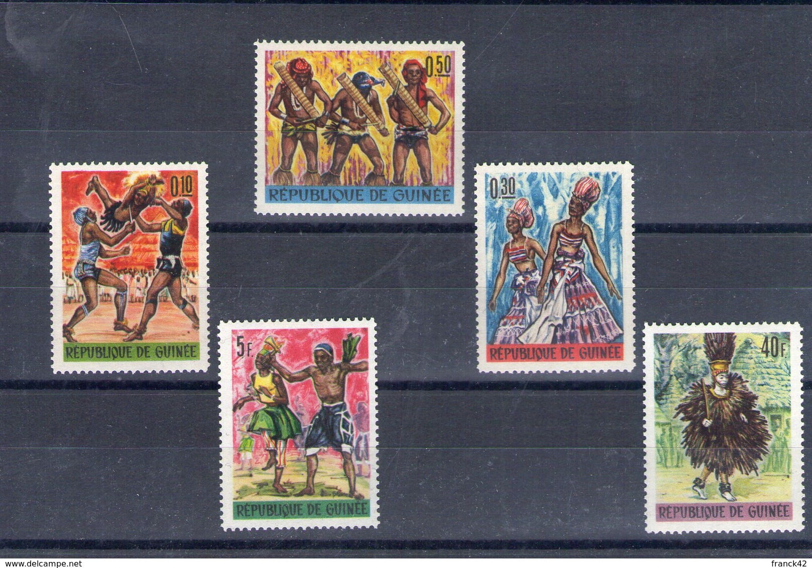 Guinée. Danses Folkloriques 1966 - Guinée (1958-...)