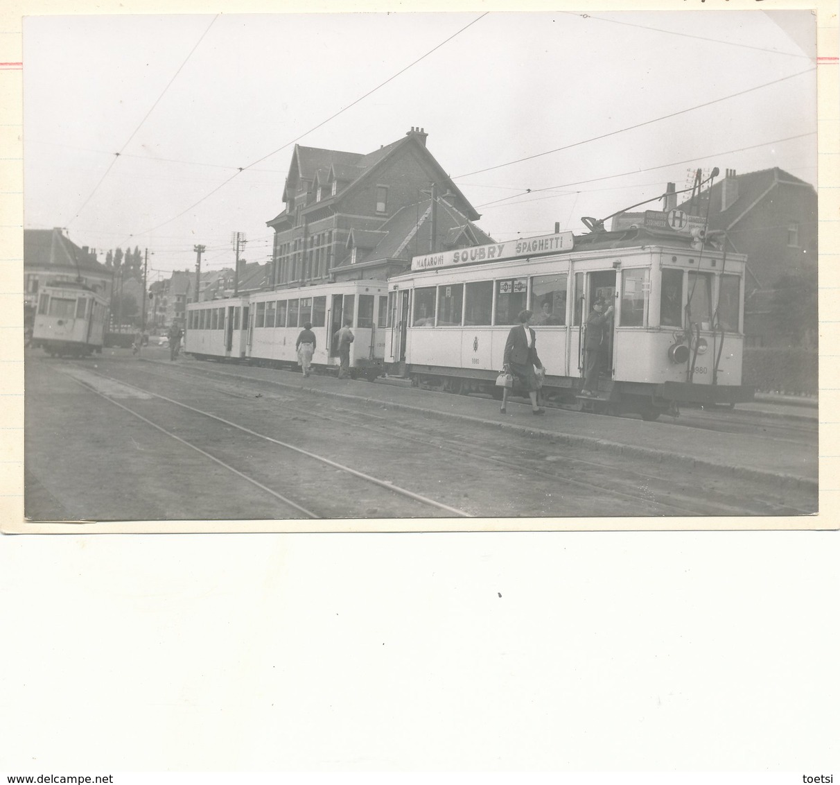 TRAM  VICINAL BRUSSEL   GRIMBERGEN STATION    14 X 9 CM - Grimbergen