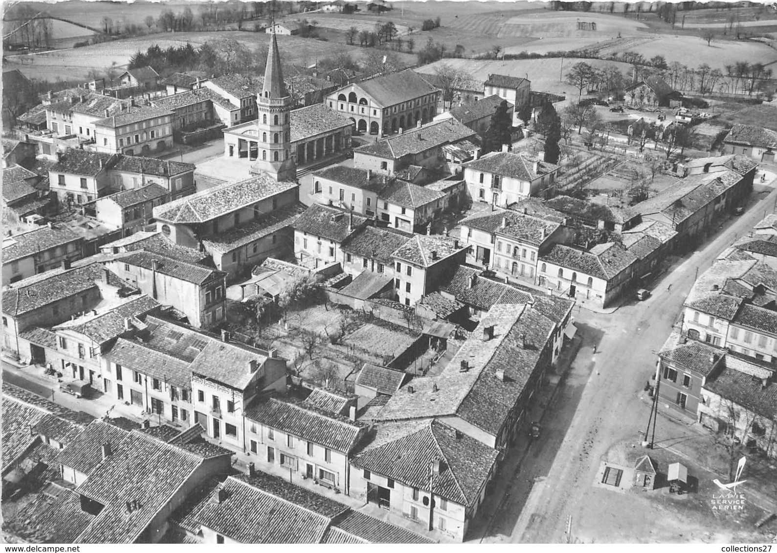 31-CADOURS- VUE GENERALE DU CIEL - Otros & Sin Clasificación