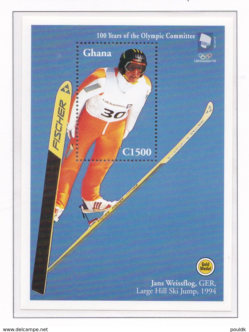 Ghana 1994 Olympic Winter Games Lillehammer Souvenir Sheet MNH/** (H50) - Hiver 1994: Lillehammer