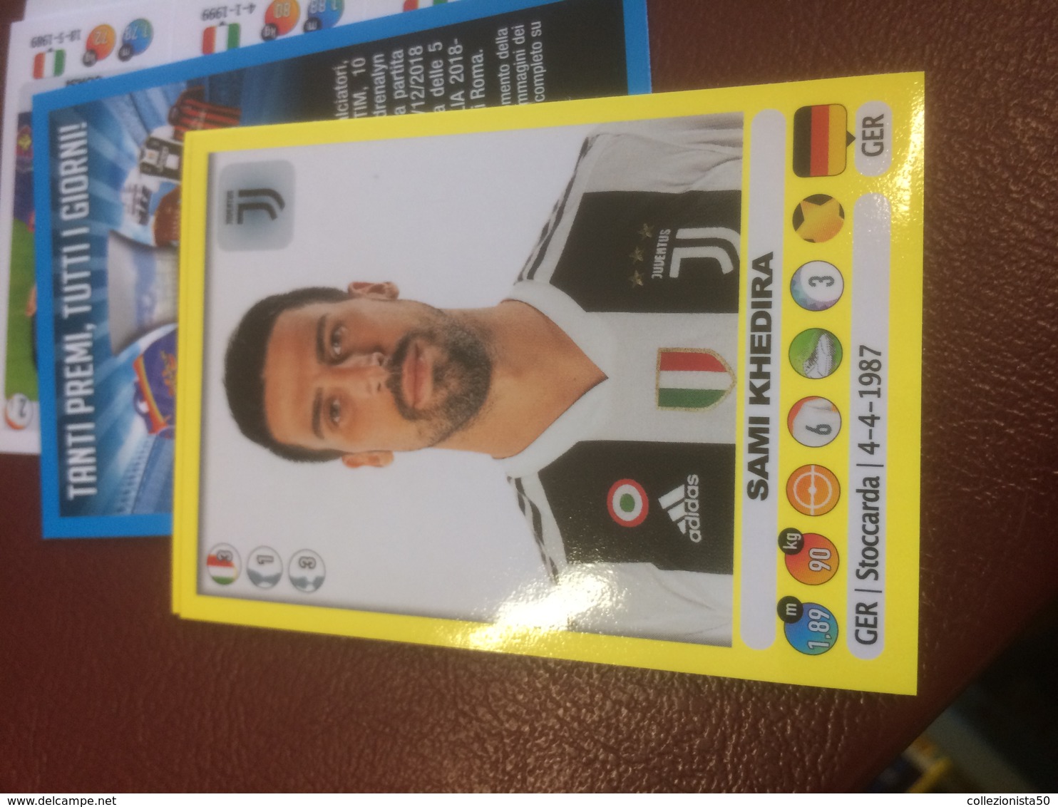 ITALIA CALCIATORI PANINI KHEDIRA - Altri & Non Classificati