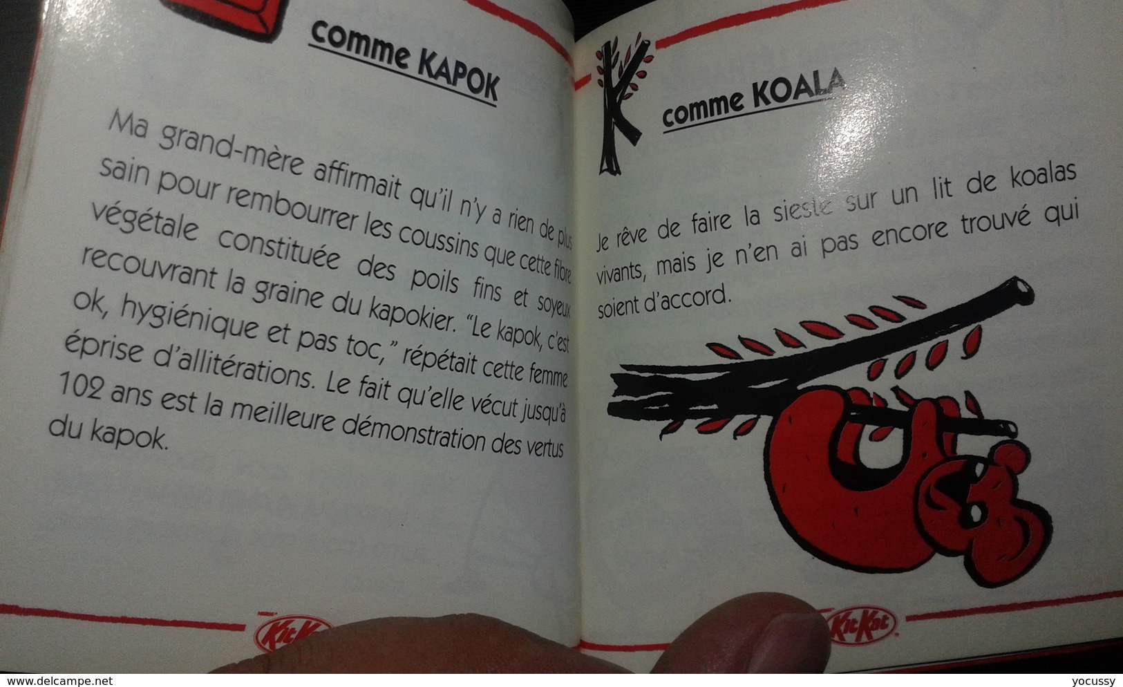 KITKAT Le Dico De La Pause Par Michel Boujenah Année 1993 - Autres & Non Classés