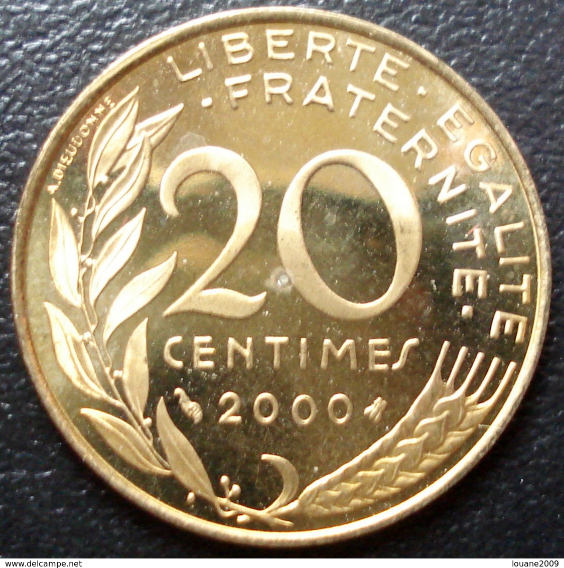 France - Pièce De Monnaie 20 Centimes Marianne 2000 BE Belle épreuve FDC - Sonstige & Ohne Zuordnung