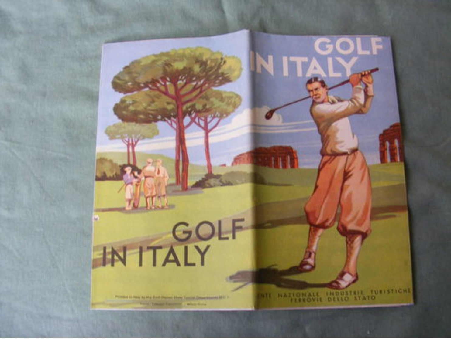 GOLF IN ITALY 1932 Dépliant Publicitaire - Unclassified