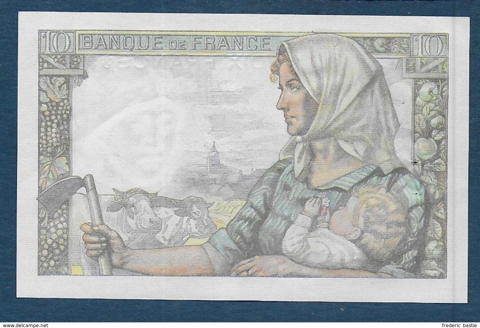 Billet 10 F  Mineur Du 13 - 1 - 1944 - 10 F 1941-1949 ''Mineur''