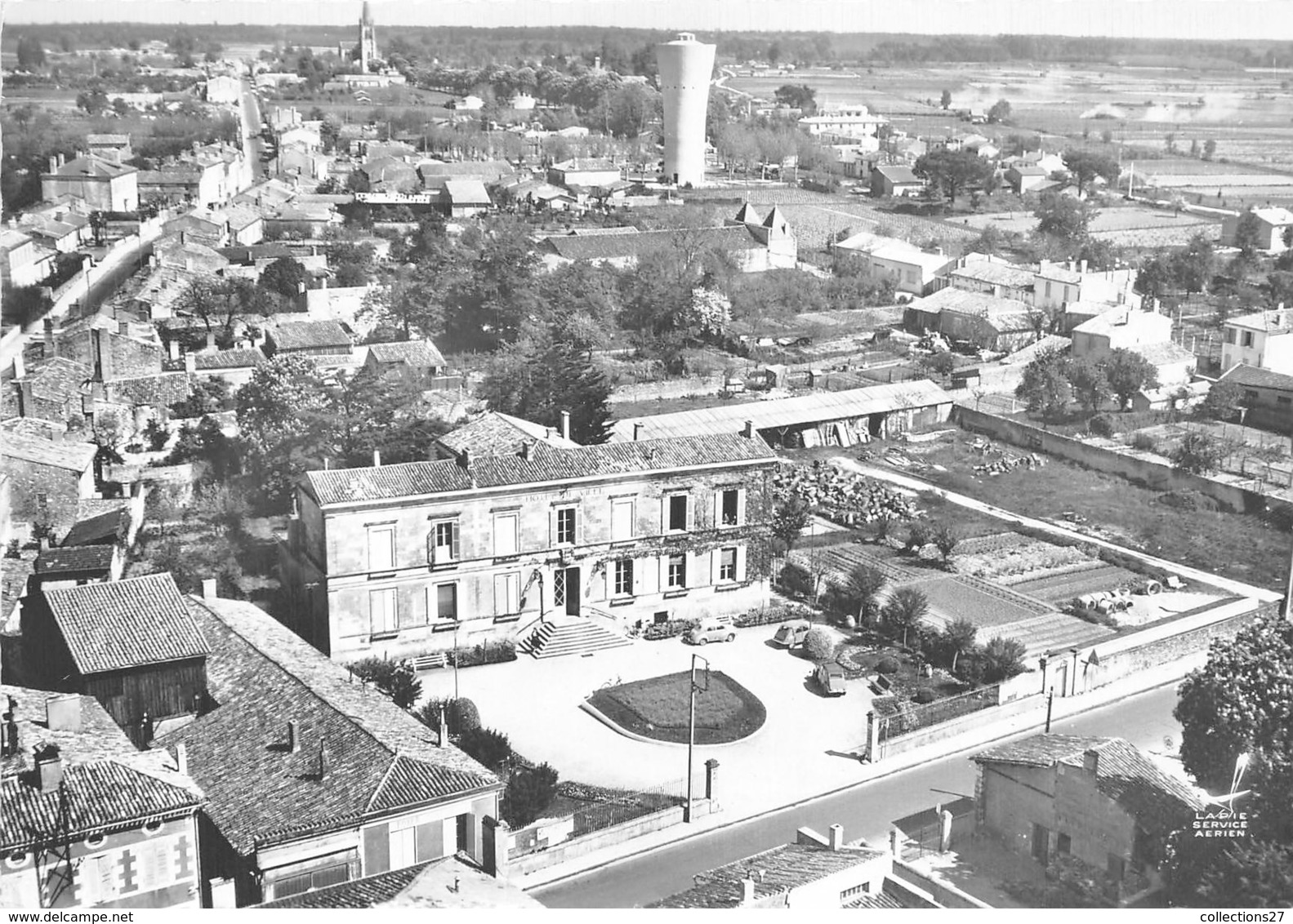 33-LESPARRE-MEDOC- VUE DU CIEL LA MAIRIE - Lesparre Medoc