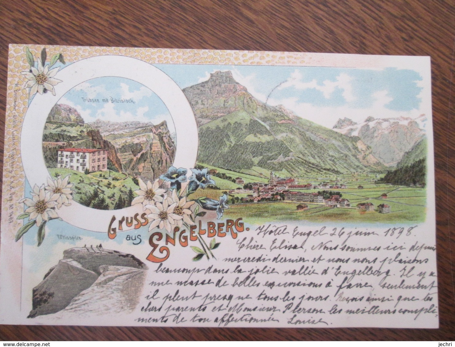 Gruss Aus Engelberg  1898 - Engelberg