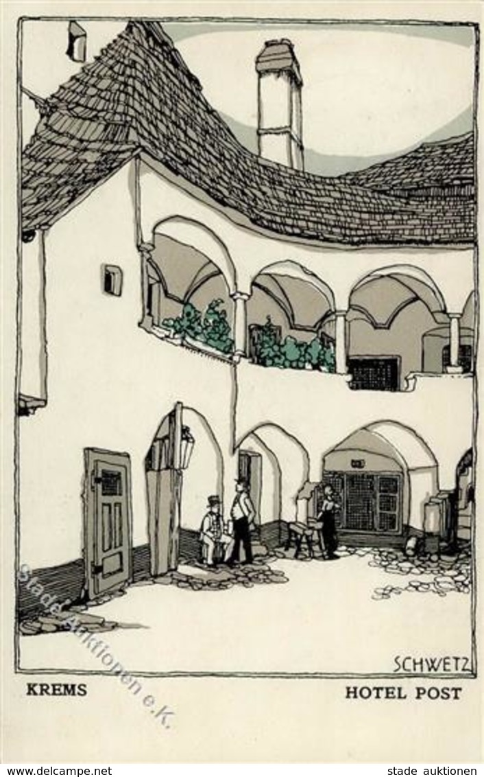 Wiener Werkstätte 718 Schwetz, Karl Krems I-II - Autres & Non Classés