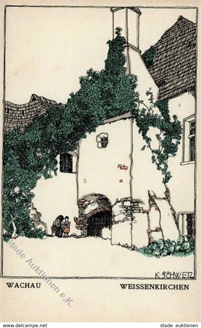 Wiener Werkstätte 723 Schwetz, Karl Wachau Weissenkirchen I- - Other & Unclassified