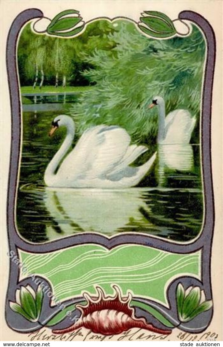 Jugendstil - SCHWAN (3318) I Art Nouveau - Sonstige & Ohne Zuordnung