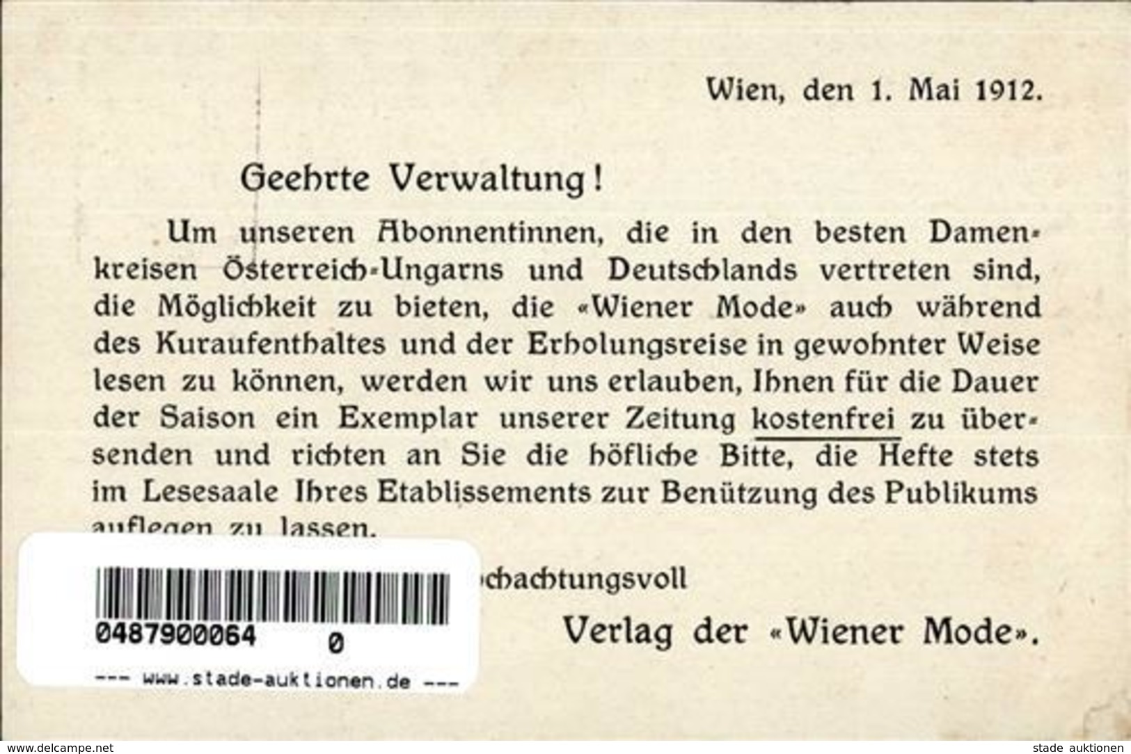 Jugendstil Wiener Mode  Künstlerkarte 1912 I-II Art Nouveau - Other & Unclassified