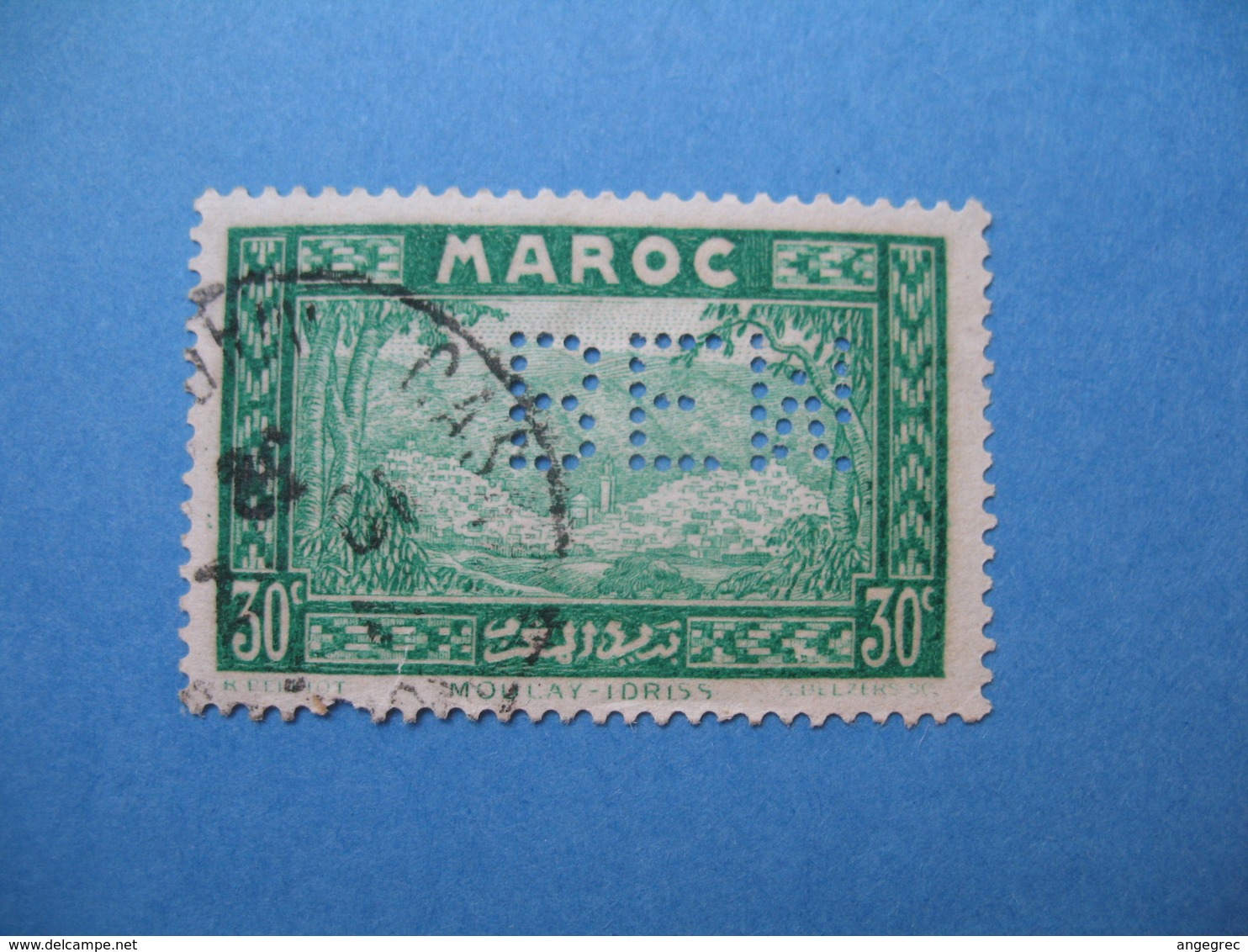 Perforé Perfin Maroc, Perforation :   BEM 5   à Voir - Other & Unclassified